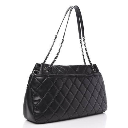 Chanel Caviar Quilted Timeless CC Soft Tote Black 3 of 12