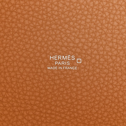 Hermes Taurillon Clemence Matte Alligator Picotin Lock Touch 18 PM Chai 6 of 11