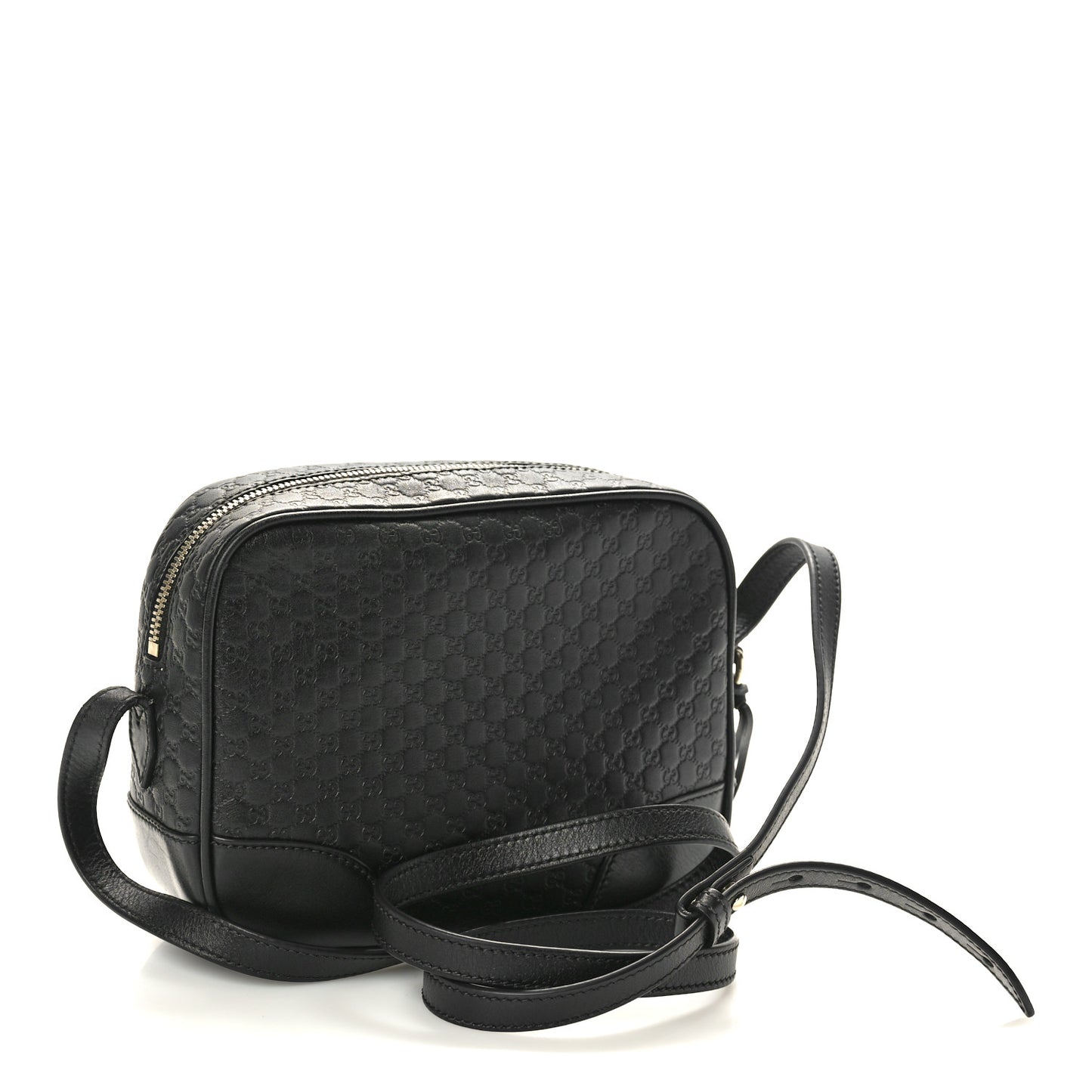 Microguccissima Mini Bree Messenger Bag Black
