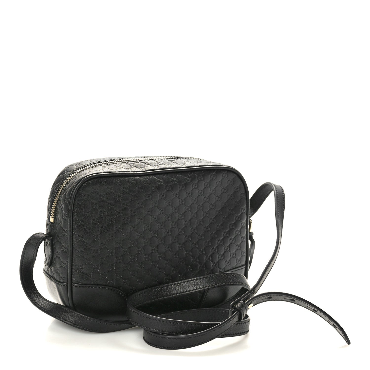 Gucci Microguccissima Mini Bree Messenger Bag Black 2 of 10