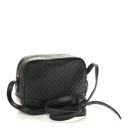 Gucci Microguccissima Mini Bree Messenger Bag Black 2 of 10