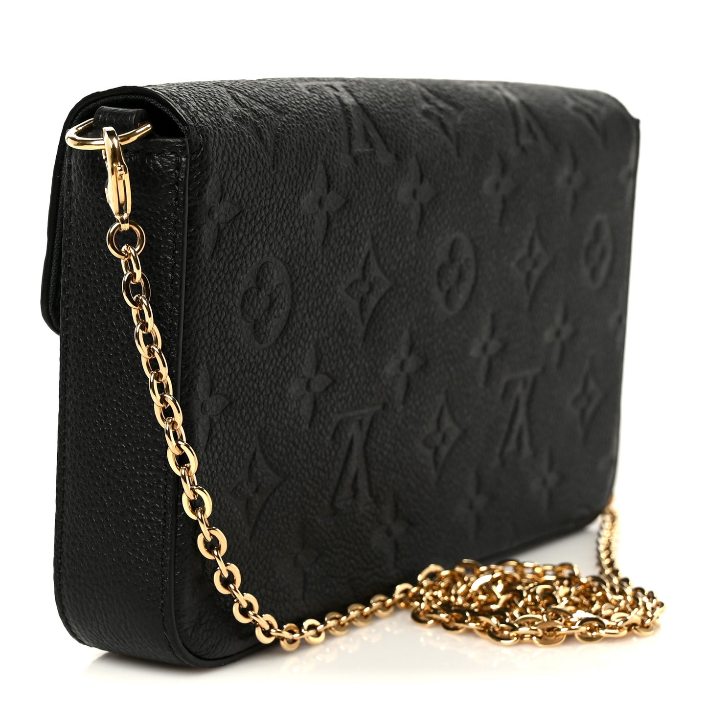 Empreinte Pochette Felicie Chain Wallet Black