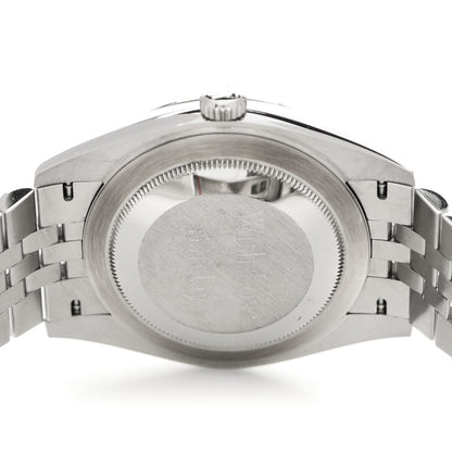 Rolex Stainless Steel 18K White Gold 41mm Oyster Perpetual Datejust Watch White 126334 4 of 6