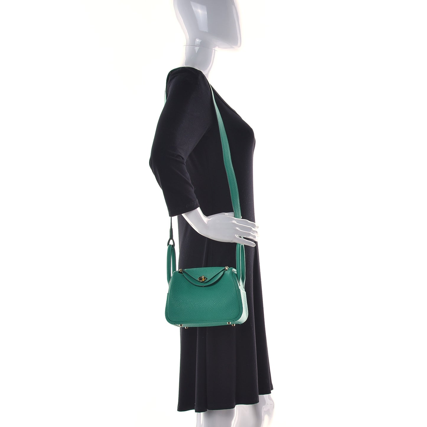 Taurillon Clemence Mini Lindy 20 Menthe
