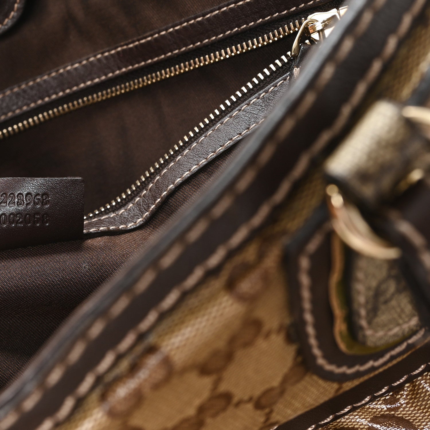 Gucci Crystal Monogram Mix Dark Brown 7 of 12