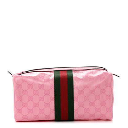 Gucci Imprime Monogram Web Cosmetic Case Pink 1 of 6