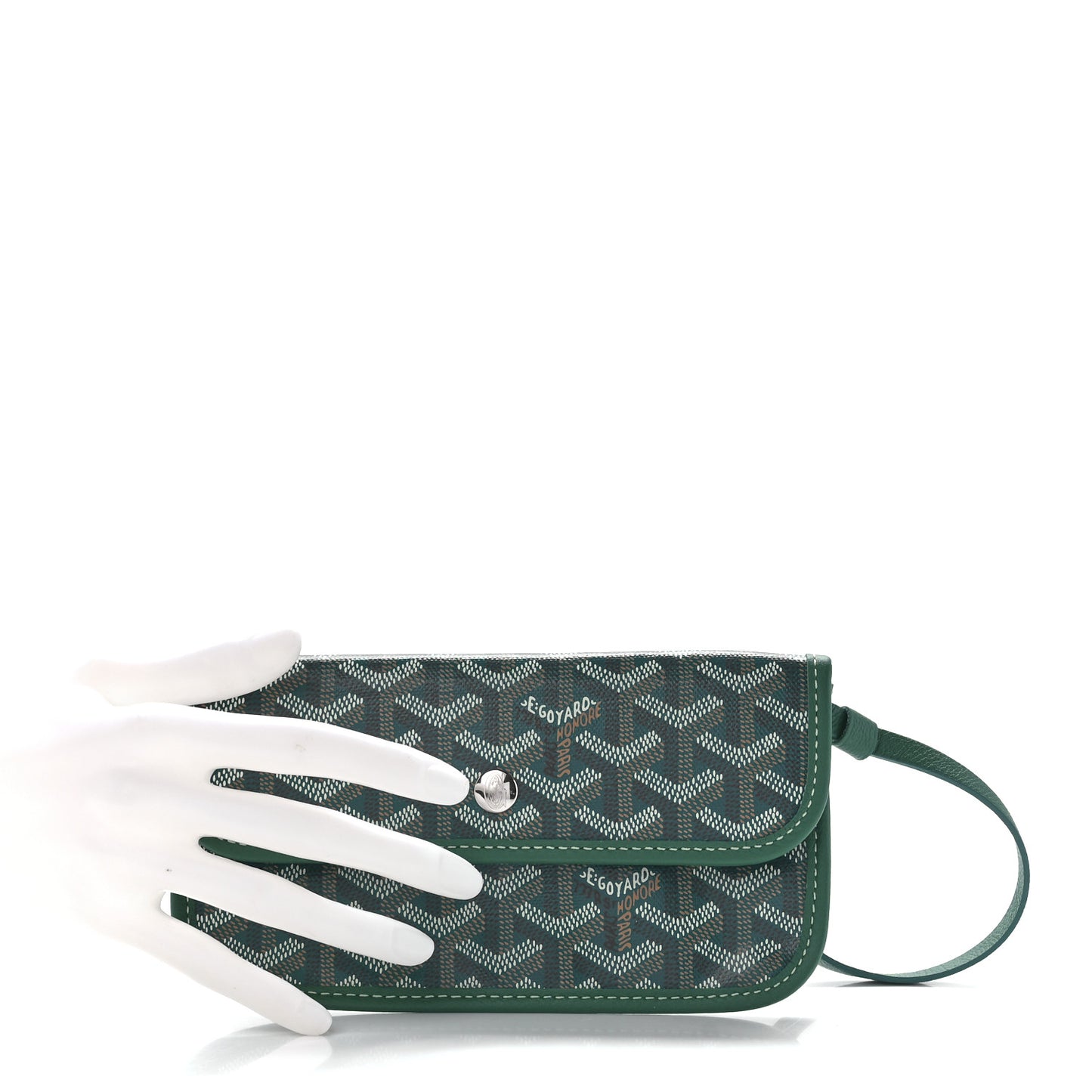 Goyardine Pouch Green