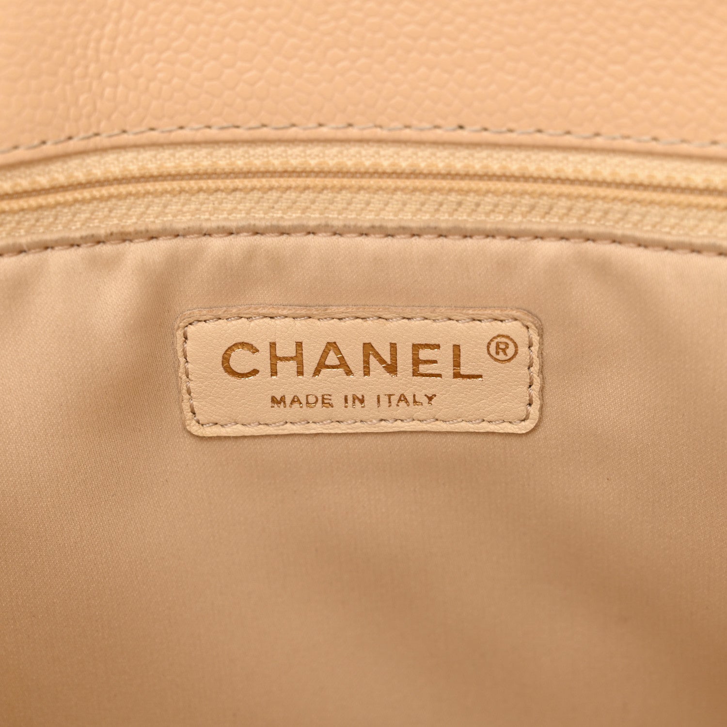 Chanel Caviar Quilted Grand Shopping Tote GST Beige Clair 6 of 16