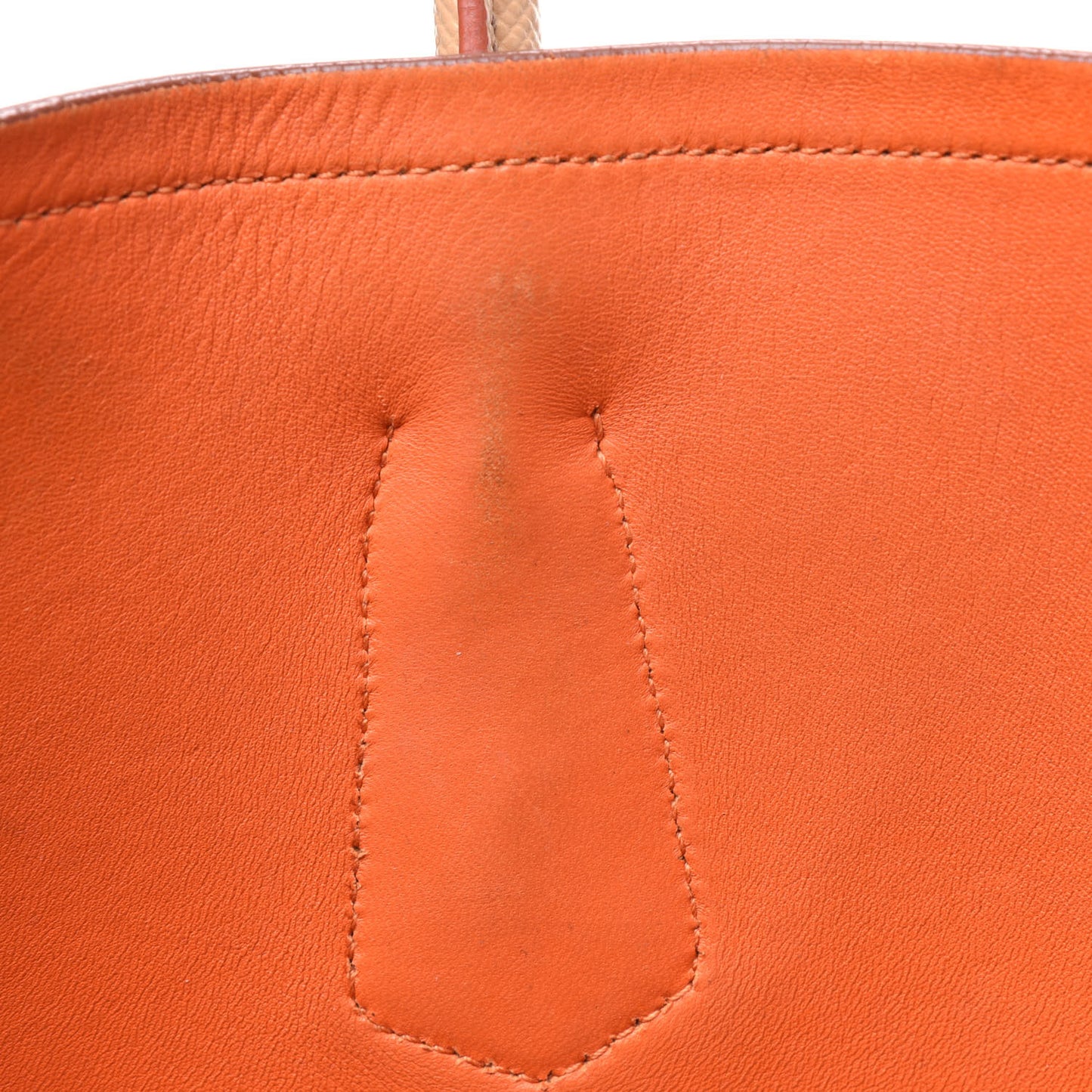 Saffiano Cuir Medium Double Bag Noisette Papaya