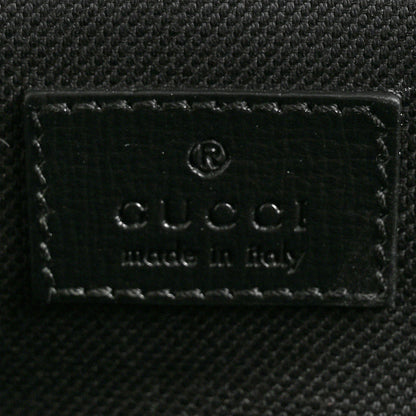 Gucci GG Supreme Monogram Large Four Wheel Suitcase Black Grey 5 of 14