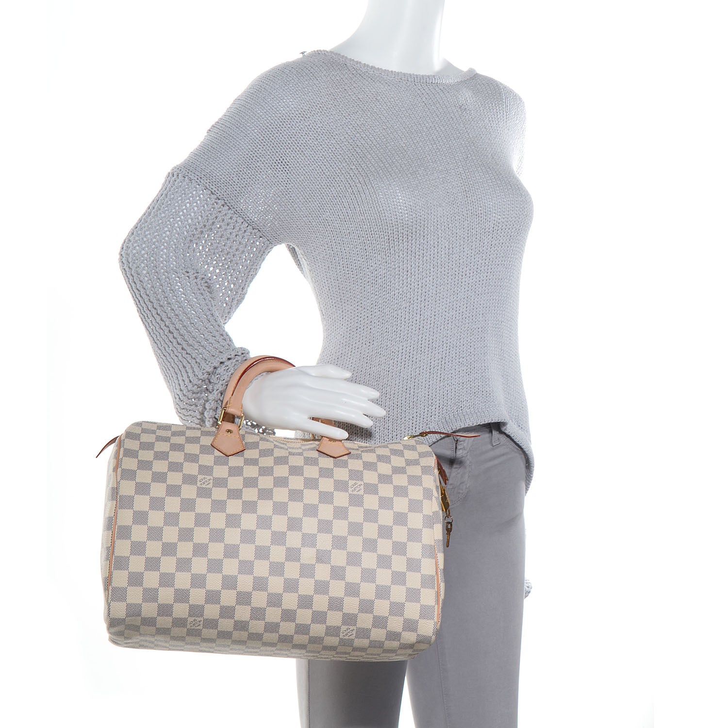 Louis Vuitton Damier Azur Speedy 35 2 of 7