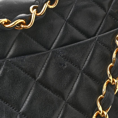 Chanel Lambskin Quilted XL Jumbo Single Flap Black 14 of 15