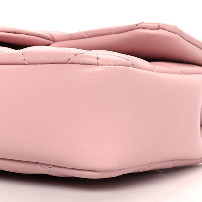 Chanel Lambskin Quilted Mini Flap Light Pink 9 of 10