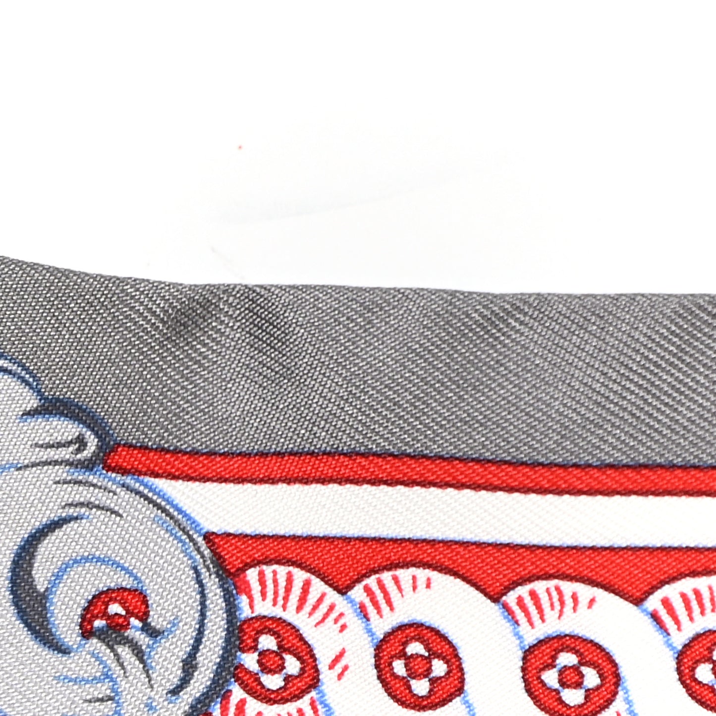 Silk Bride De Cour Twilly Gris Jaune Vif Rouge