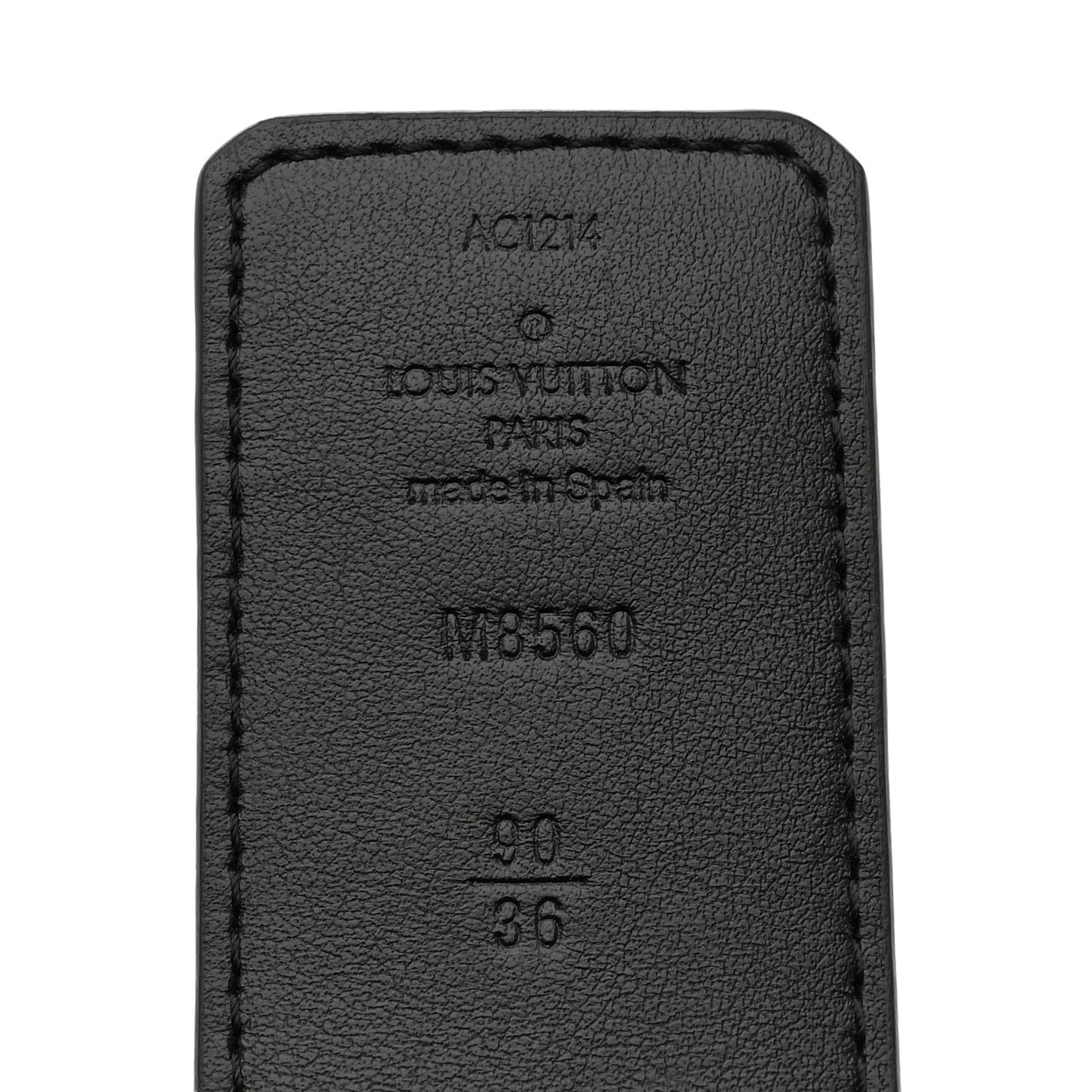 Monogram Eclipse 40mm LV Stitch Reversible Belt 90 36 90 36 Black