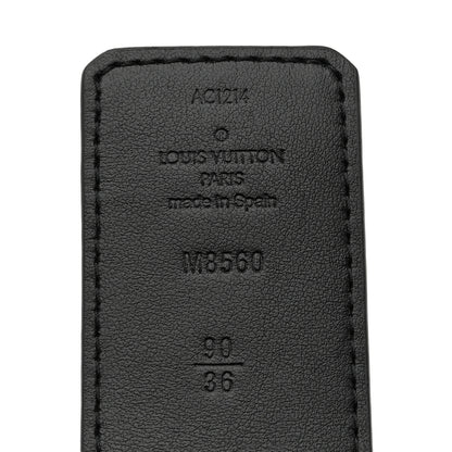 Louis Vuitton Monogram Eclipse 40mm LV Stitch Reversible Belt 90 36 90 36 Black 8 of 9