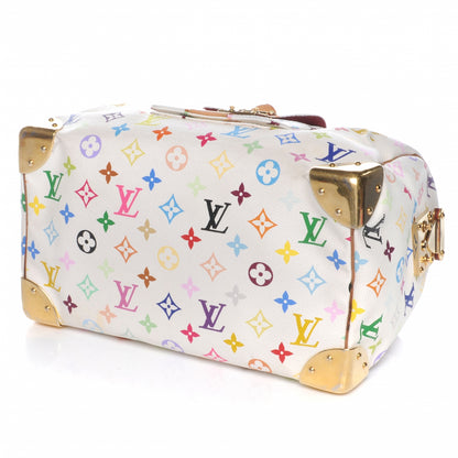 Louis Vuitton Monogram Multicolor Speedy 30 White 4 of 6