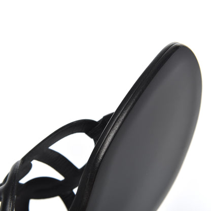 Hermes Nappa Womens Beach Sandals 37 Black 11 of 13