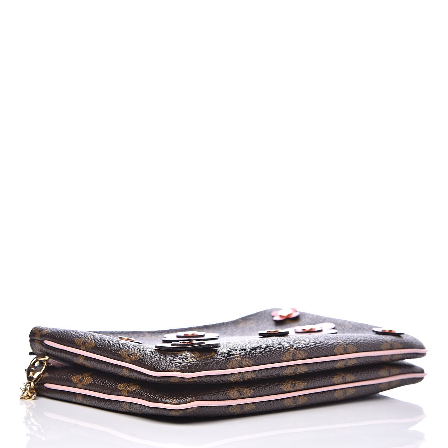 Monogram Blooming Flowers Double Zip Pochette