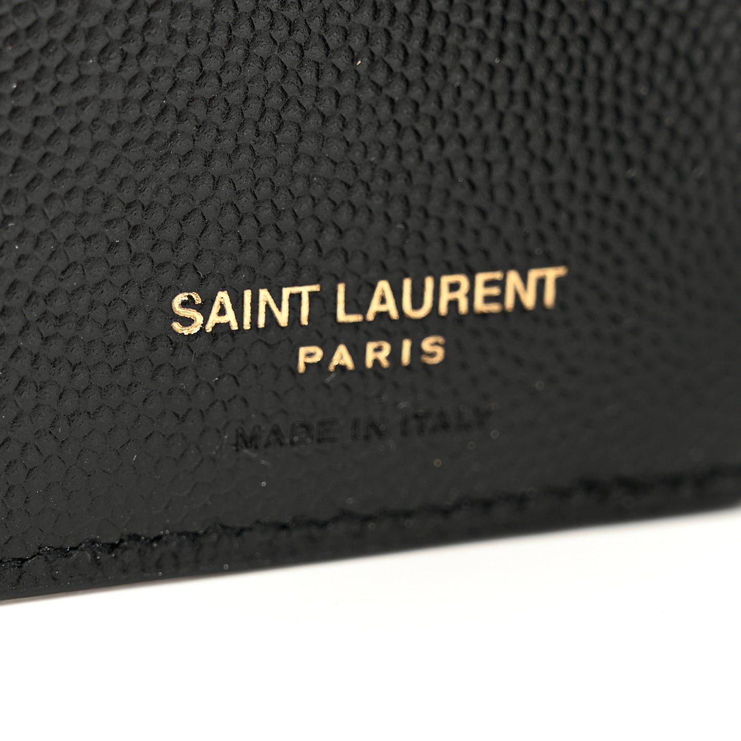Grain De Poudre Matelasse Chevron Monogram Zipped Card Case Black