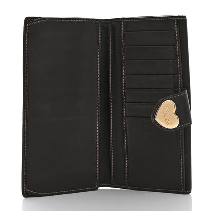 Gucci Monogram Heart Continental Wallet Dark Brown 5 of 12