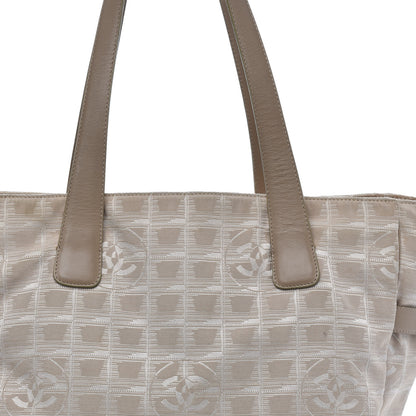 Chanel Nylon Medium Travel Tote Beige 13 of 22