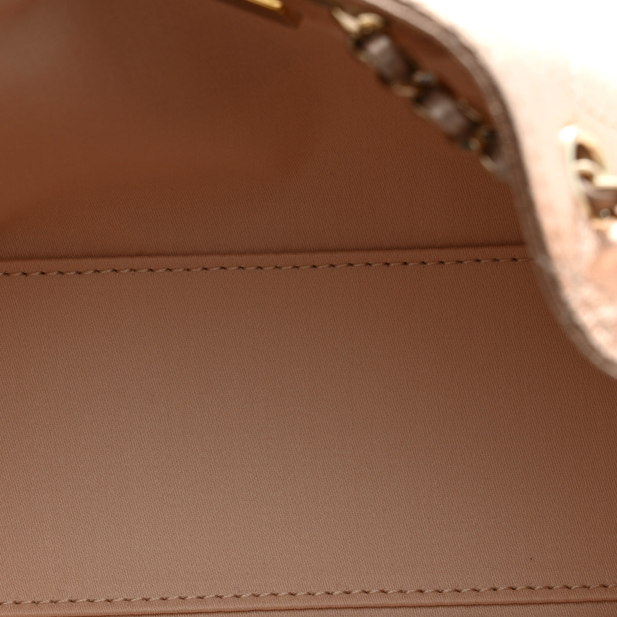 Chanel Metallic Caviar Quilted Mini Chanel 25 Handbag Copper 5 of 12