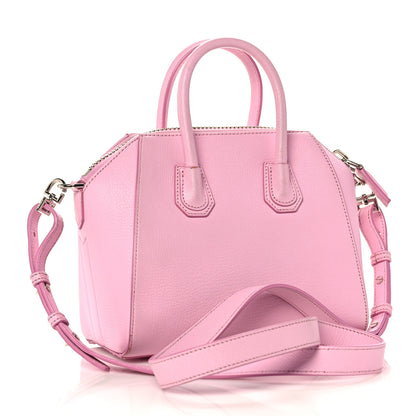 Givenchy Sugar Goatskin Mini Antigona Bright Pink 3 of 13