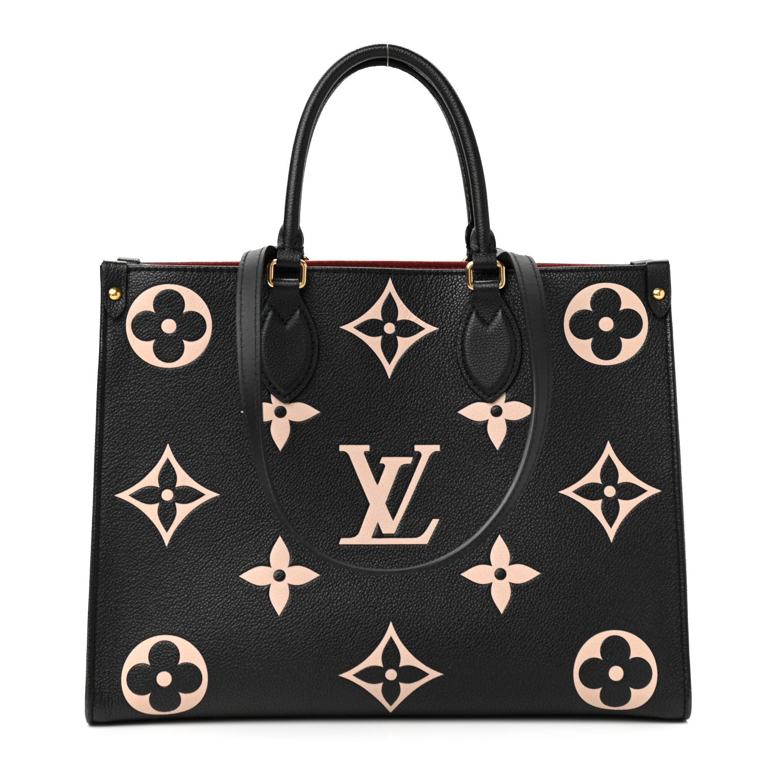 Louis Vuitton Empreinte Monogram Giant Onthego MM Black Beige 1 of 11