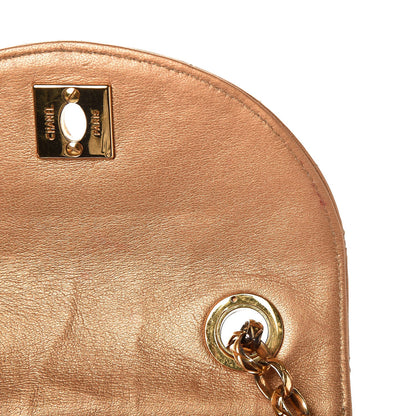 Chanel Metallic Lambskin Mini Quilted Flap Gold 9 of 14