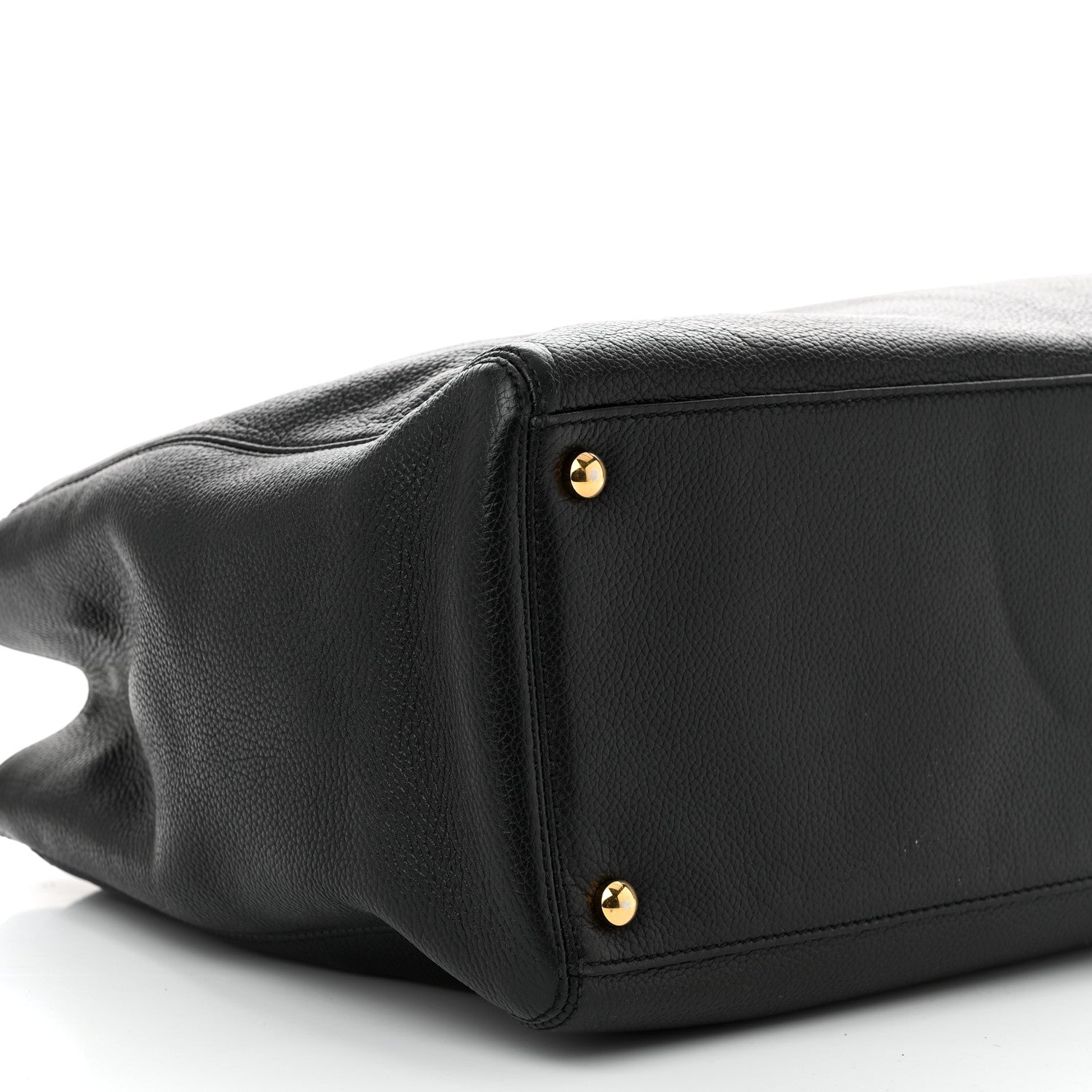 Chanel Calfskin Cerf Executive Shopper Tote Black 9 of 12