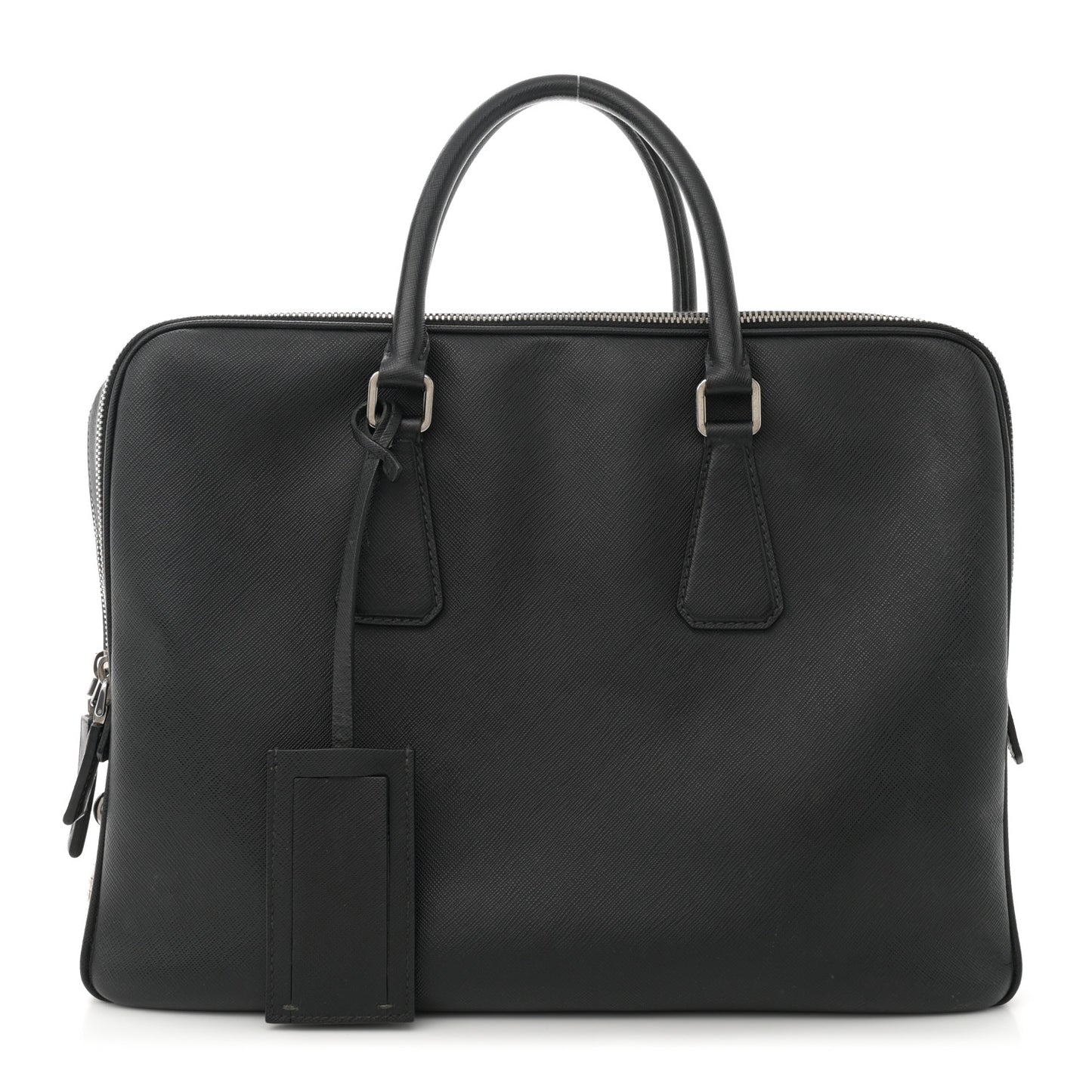 Saffiano Travel Briefcase Black