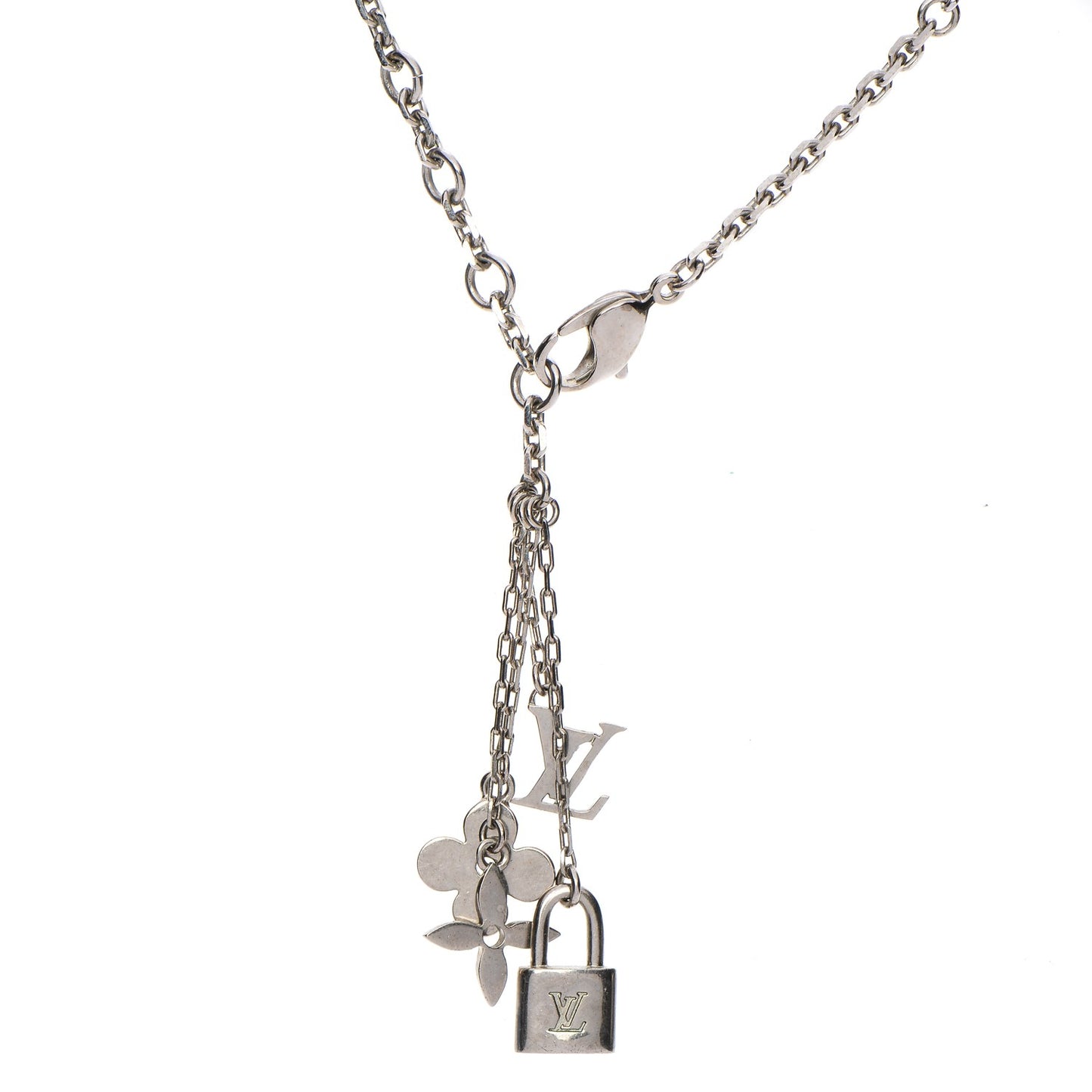 Inclusion Chain Necklace Blue