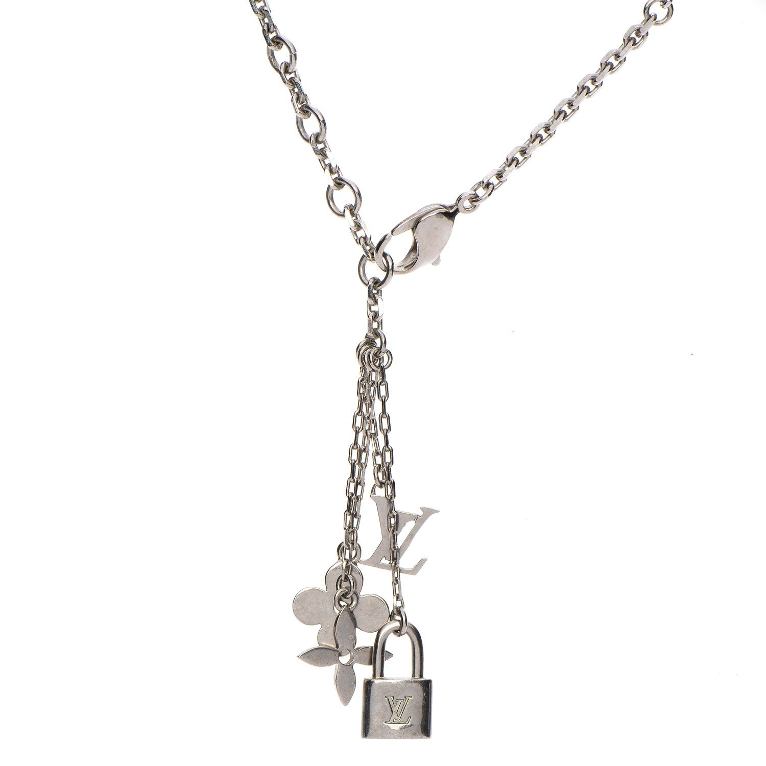 Louis Vuitton Inclusion Chain Necklace Blue 4 of 4