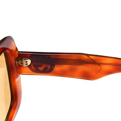 Gucci Acetate Square Frame Sunglasses GG0498S Brown 6 of 7