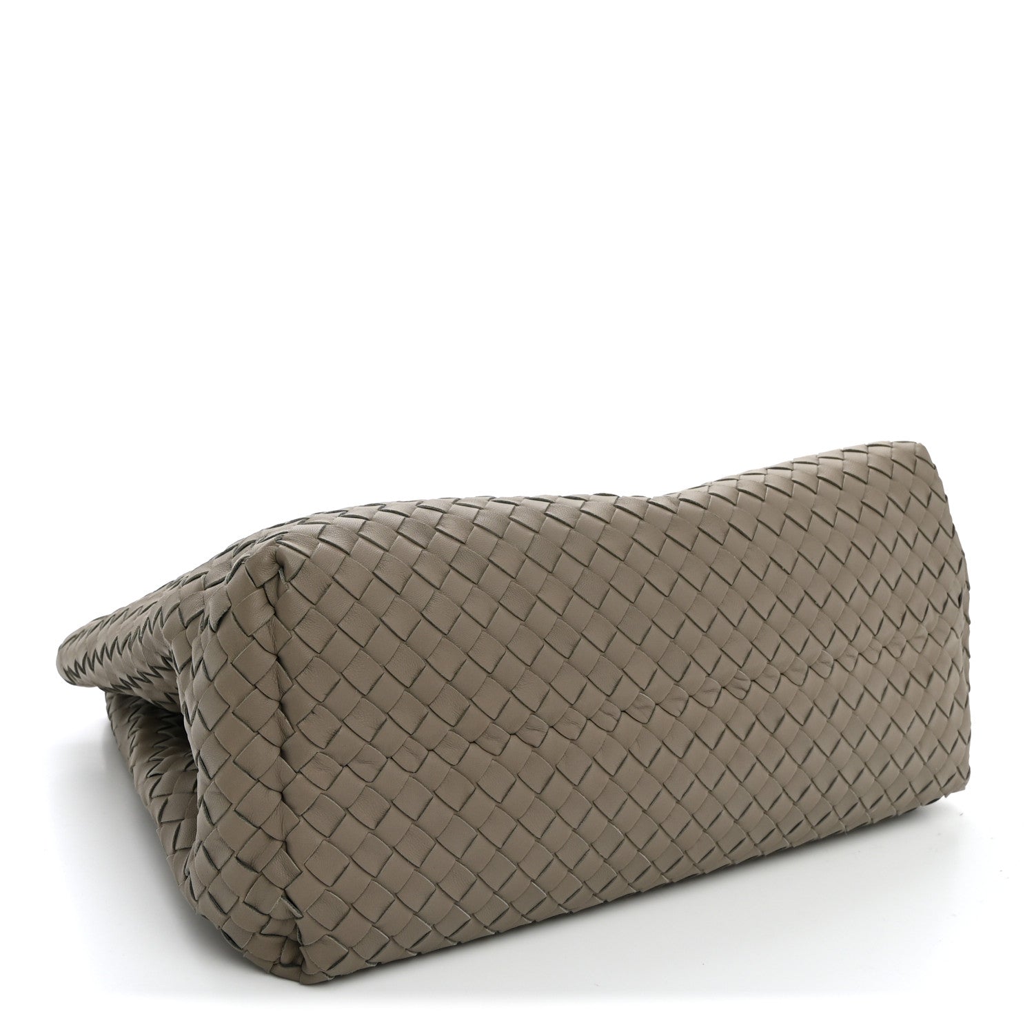 Bottega Veneta Nappa Intrecciato Medium Classic Chain Strap Tote Taupe Grey 4 of 11