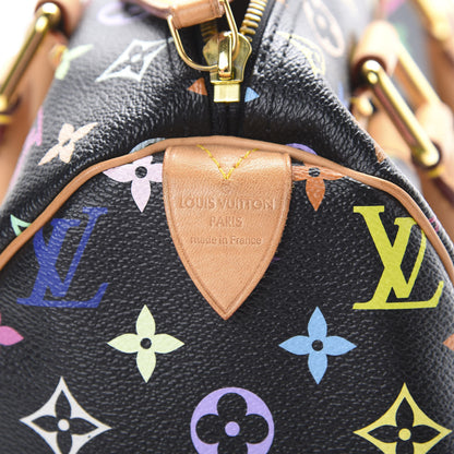 Louis Vuitton Monogram Multicolor Speedy 30 Black 5 of 15