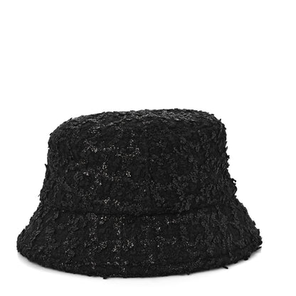 Chanel Tweed Bucket Hat M Black 3 of 7
