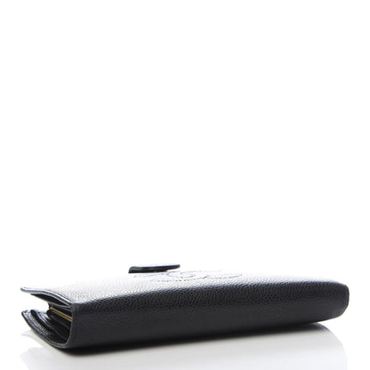 Chanel Caviar Timeless CC French Wallet Black 4 of 12