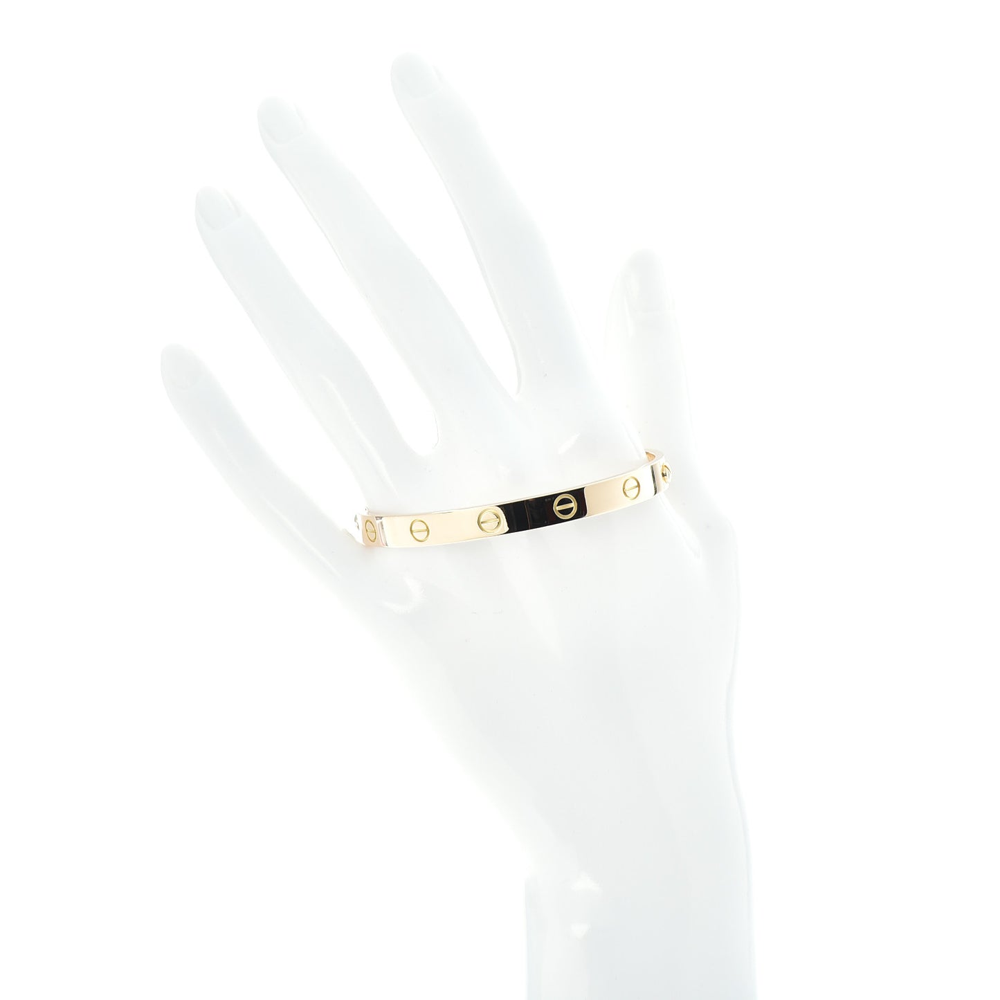 18K Yellow Gold LOVE Bracelet 17