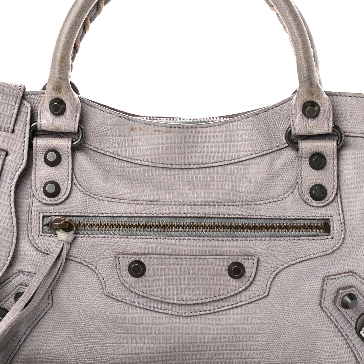Agneau Lizard Embossed Classic Hardware First Fer