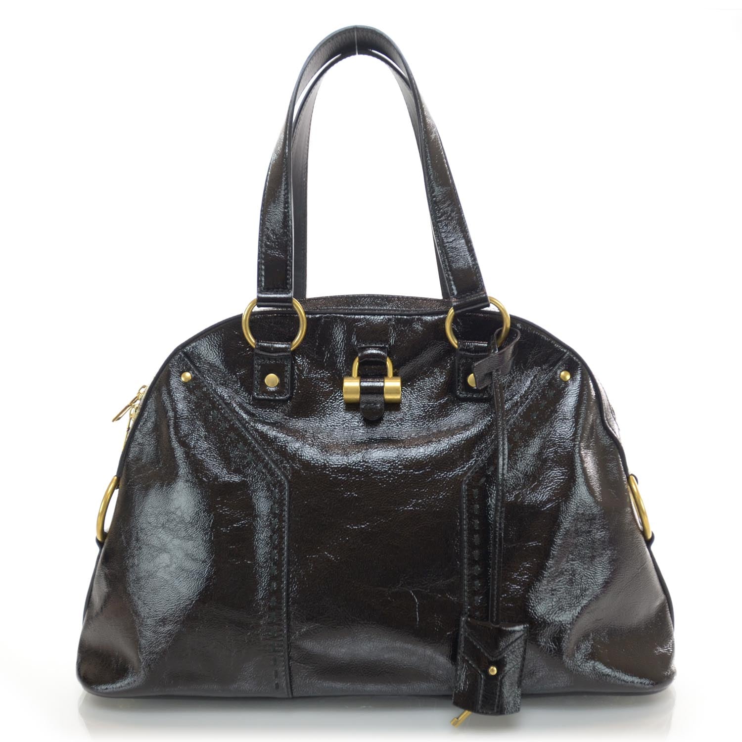 Saint Laurent Patent Large Muse Black 1 of 8