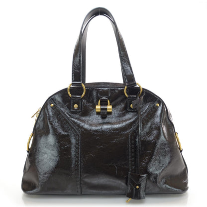 Saint Laurent Patent Large Muse Black 1 of 8