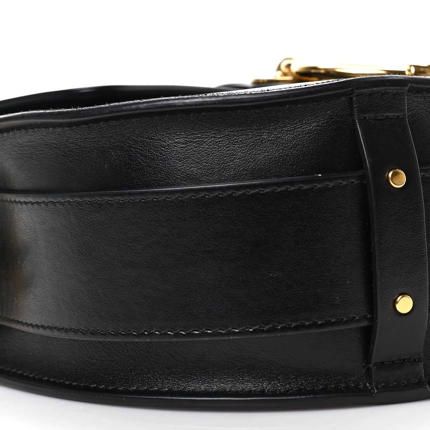 Calfskin Suede Large Tess Bag Black