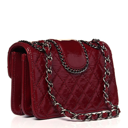 Chanel Patent Mini Madison Flap Red 2 of 8