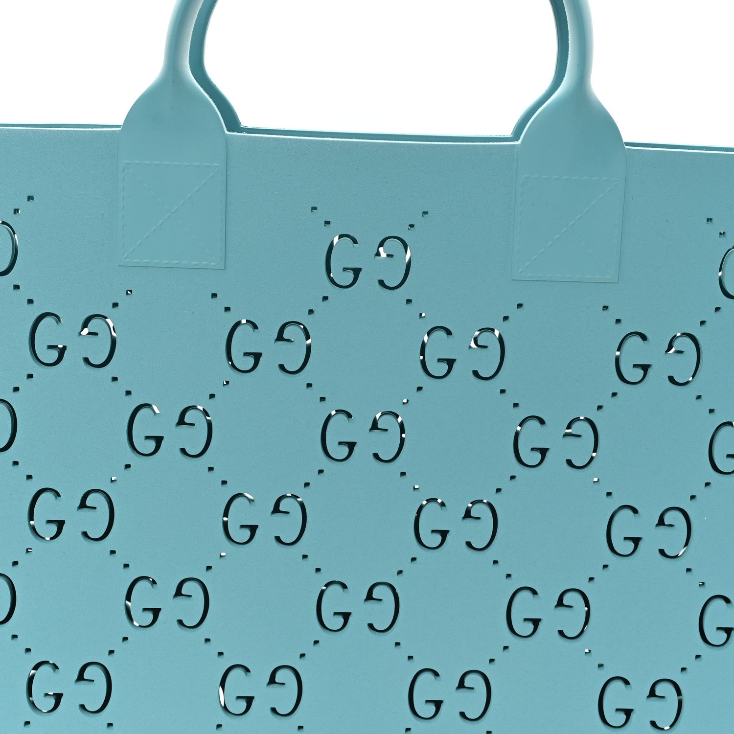 Gucci Rubber Kids GG Tote Dusty Azure 1902521 – FASHIONPHILE