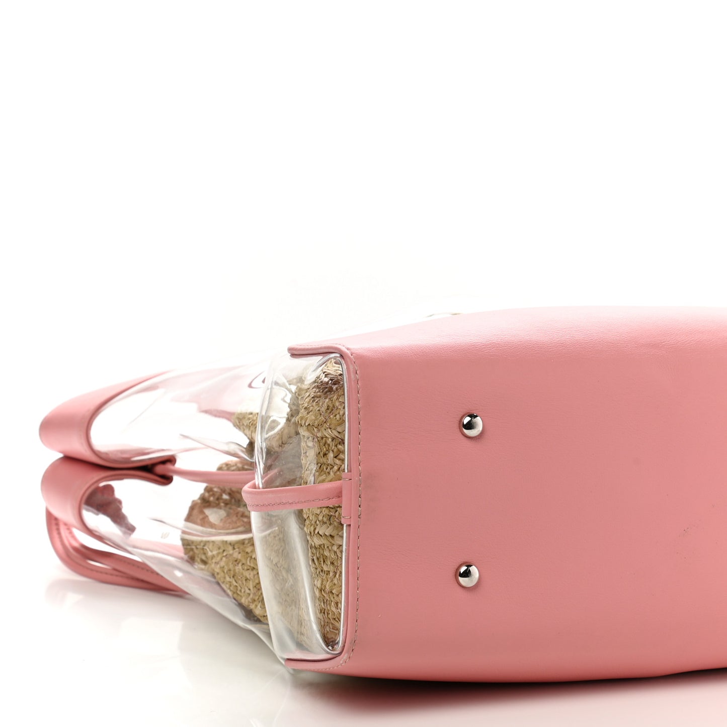 Calfskin PVC Chanel 31 Bag Pink