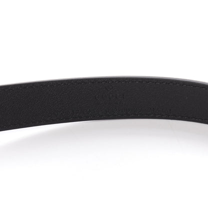 Gucci Plutone Calfskin Double G 20mm Belt 80 32 Black 3 of 5