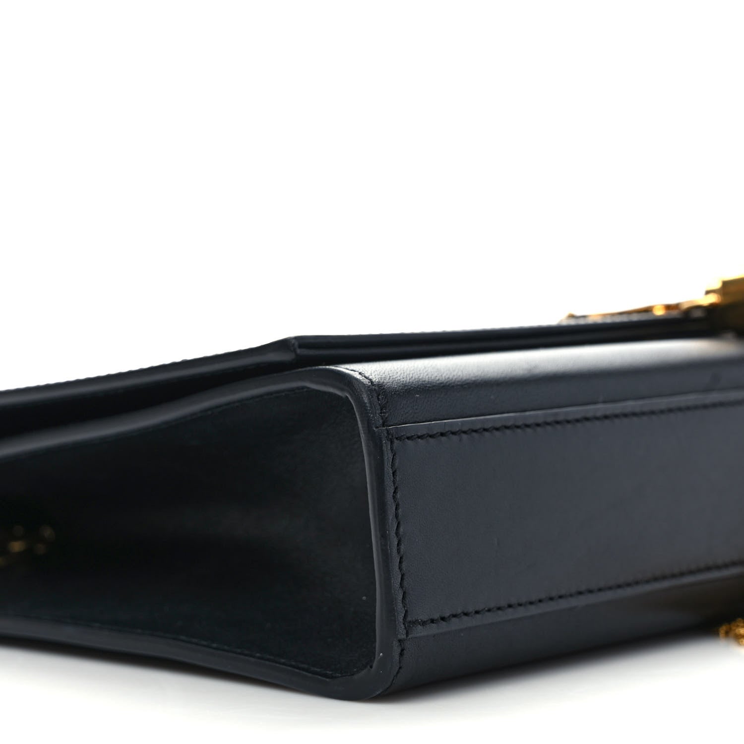 Saint Laurent Smooth Calfskin Medium Classic Monogram Kate Tassel Satchel Black 8 of 9