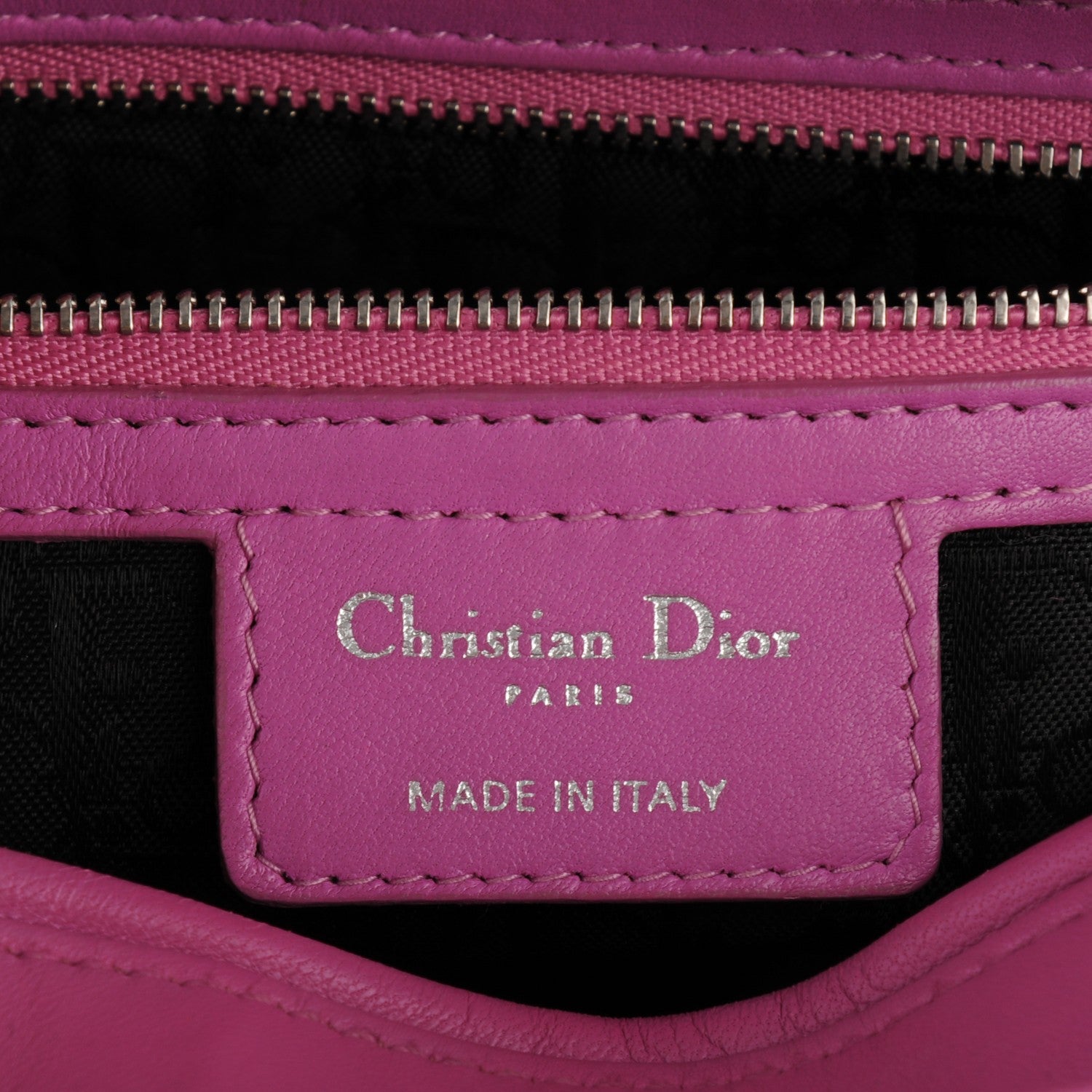 Christian Dior Lambskin Cannage Large Lady Dior Pink 7 of 11